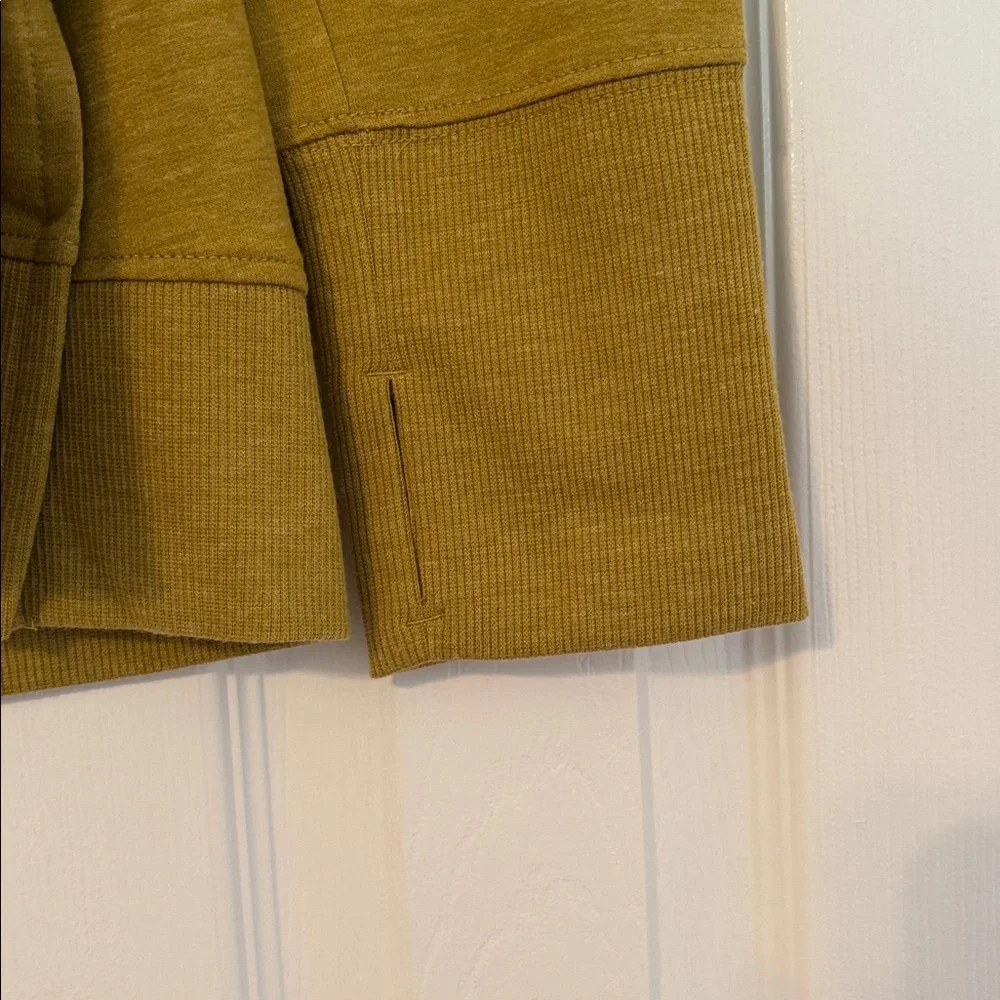 SONOMA TUNIC PULLOVER SWEATSHIRT in Mustard Yellow Size XL - Picture 4 of 4